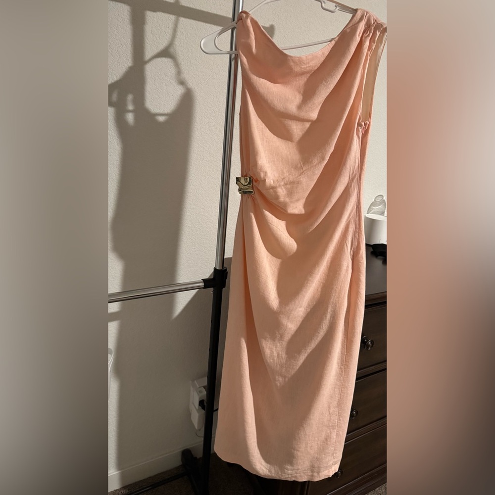 Zara Soft Peach Fabric